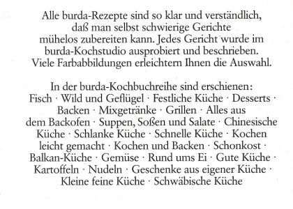 Burda   -  Schlanke Küche