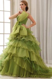 Organza trägerloses Quinceanera Kleid - Dameo.de