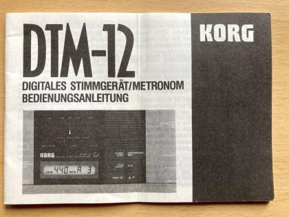 Stimmgerät/Metronom Korg DTM-12