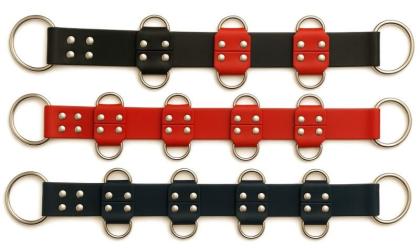 Halsfessel Armfesseln Oberschenkelfesseln Set – Premium Echtleder Fesselset mit 