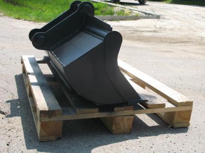 Baggerlöffel 0, 8 - 2, 0 Tonnen Breite 110cm Gewicht 58 kg Schaufel Minbagger Zu