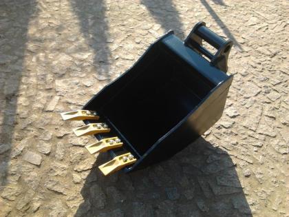 Tieflöffel Baggerlöffel Minibagger Bagger bis 3, 5T 40cm Breite mit/ ohne Zähne