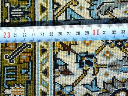 Sammlerteppich Ghom mit Seide Top (T035)