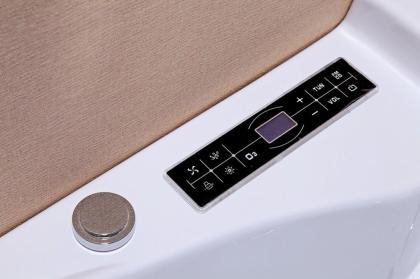 Badewanne Whirlpool Jacuzzi Düsen LED Rechteckig Ozonsystem 180x90x61cm Massage 