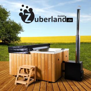 Badezuber Whirlpool 2, 0mx1, 7m mit Außenofen