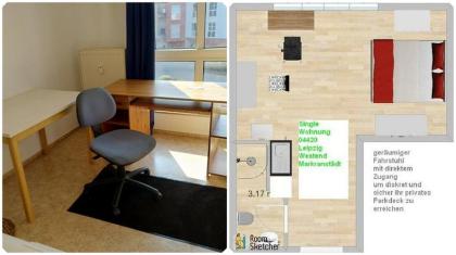 Studio 1 chambre tres beau et meuble a LE Westend