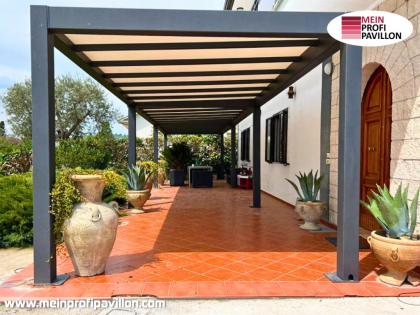 Pergola 4x4 Überdachung Pavillon Terrassenüberdachung Zelt Terrasse Sonnenschutz