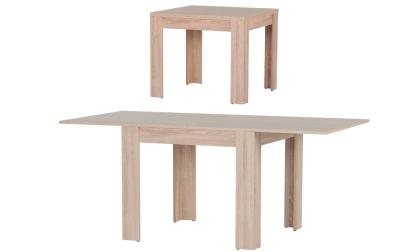 Ausziehtisch Saturn 90-180x77x90 cm quadratischer Tisch Esszimmertisch Küchentis