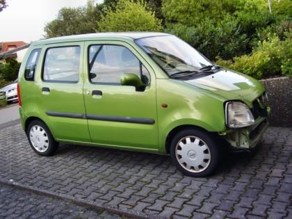Verkauf eines unfallgeschädigten Opel Agila