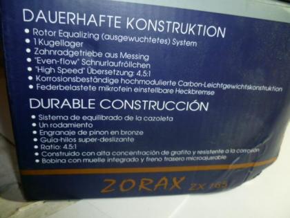 Angelrolle von Okuma Zorax zx 165 Neuwertig Nr.129