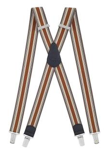 Herrenhosenträger Form X superbreit 3cm 120cm lang starke Metallklipps klasssisc
