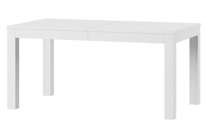 Ausziehtisch Wenus 160-300x90x76cm Weiß Matt Esszimmertisch Küchentisch Wohnzimm