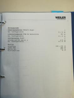 Weiler CNC-Drehmaschine