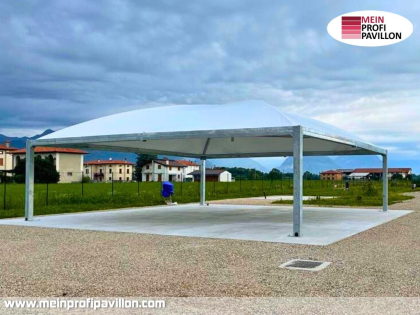 Pavillon 11x11 Überdachung Pagodenzelt Festzelt Pvc Terrassendach Pergola Terras