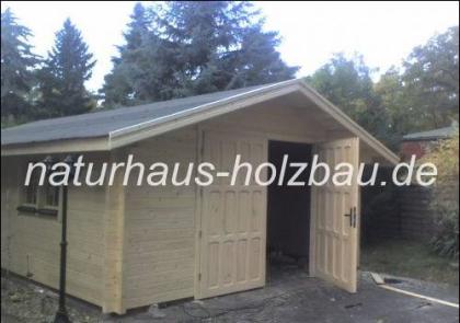 Individuelle Blockbohlengaragen in 50mm/70mm Blockbohlenbauweise,...