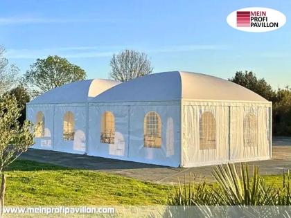 Pavillon 6x6 Überdachung Pagodenzelt Festzelt Pvc Terrassendach Pergola Terrasse