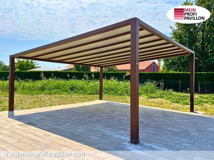 Pavillon 3x4 Überdachung Pagodenzelt Festzelt Pvc Terrassendach Pergola Terrasse