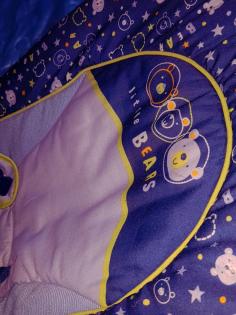 Babywippe in blau