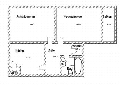Dringend Nachmieter zum 01.01-0.7978 gesucht!!! - 2 ZKDB mit Balkon - 280 €