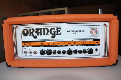 Orange Rockerverb 50 Mark II Gitarrenverstärker Garantie Amp Hülle Fußschalter 