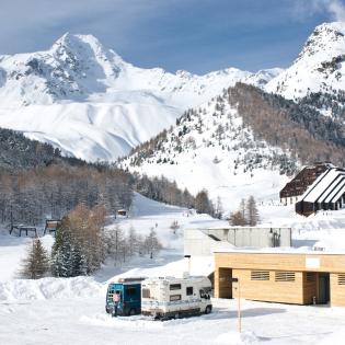 Wintercamping im Skigebiet - Weihnachten & Silvester