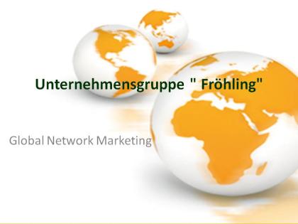 Nebenberufliche Vertriebler auf internationaler Basis gesucht