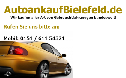 Autoankauf Bielefeld