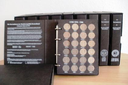 BRD Münzsammlung (Kursmünzen) bestehend aus 1253 Münzen,