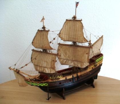 Altes Segelschiffsmodell (Mayflower ?)