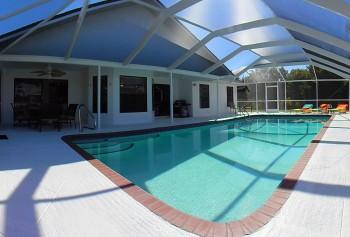 Ferienhaus mit riesigem Pool in Cape Coral, Florida zu vermieten, bis zu 6 Perso