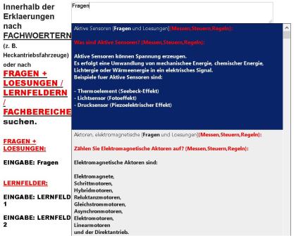 Neuheit/ update 01.10-0.7978: SUCHE-Innerhalb der Definitionen nach FRAGEN LOESUNG