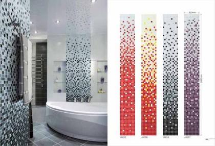 Glasmosaik Mosaikfliesen Farbverlauf Farbenauswahl