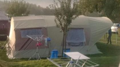 Raclet Cheroky incl. Sonnensegel und Alu-Deichselbox
