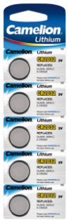 Lithium Knopfzellen von  Camelion  Typ: CR2032, 3V 