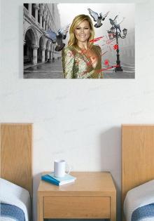 Helene Fischer Souvenir aus Venedig. Geschenkidee. Zimmerdeko. Blickfang. Unika