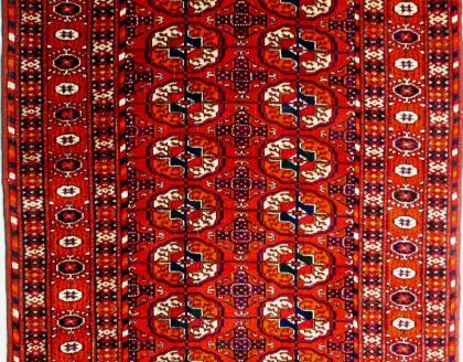 Orientteppich echter Buchara superfein antik (T065)