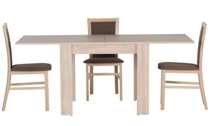 Ausziehtisch Saturn 90-180x77x90 cm quadratischer Tisch Esszimmertisch Küchentis