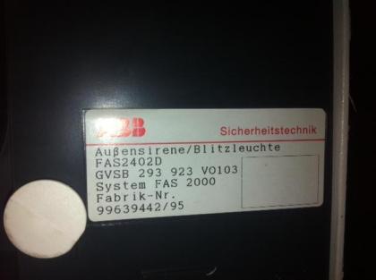 Funkalarmanlage ABB
