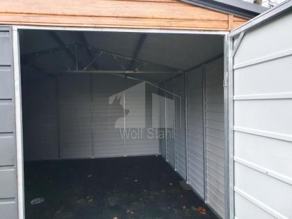 Blechgarage 4x5m Fertiggarage Stahlgarage Carport und Garage Hohe Qualität ID447