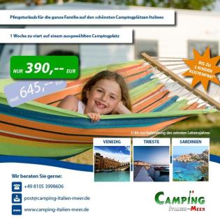 Pfingstschnäppchen 7 Tage Italien/Kroatien   Venedig, Triest, Sardinien oder sog