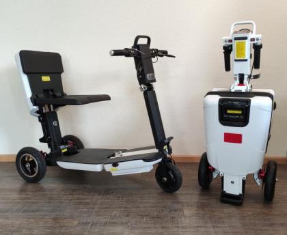 Faltbarer Elektroscooter Elektroroller Kofferroller Trolley 6km/h