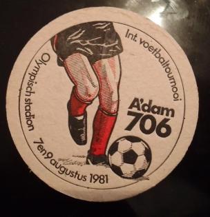 1981 Olympiastadion Ajax Amsterdam BD Heineken ohne Aufdruck