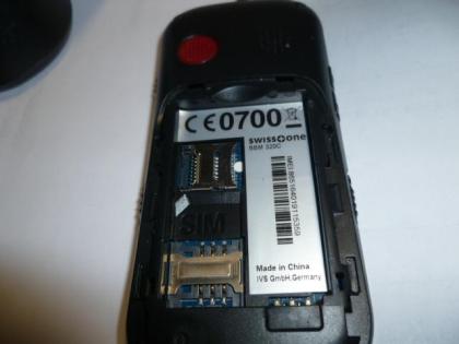 Seniorenhandy SWISS ONE BBM 320C , Notruf Nr. 134