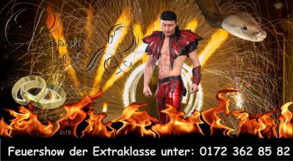 Feuershow Thüringen Erfurt Weimar Eisenach Suhl