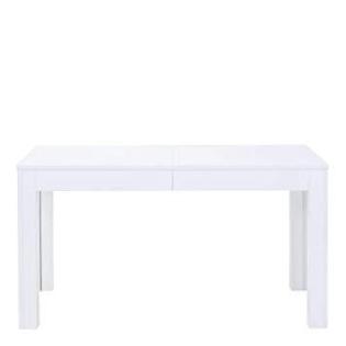 MPS Tisch Küchentisch Esszimmertisch Esstisch ausziehbar 140-260x80x76cm Weiß Ho