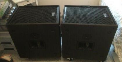 2 x Rcf Tts 15a Aktiv Subwoofer