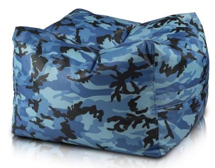 Sitzhocker Würfel Cubo Design Polyester Sitzsack Tarnmuster Sofa Punkte Blumen