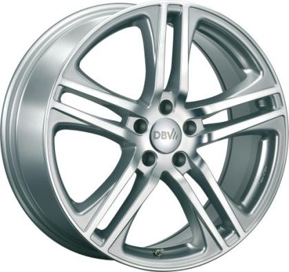 DBV Mauritius 9,0 x 20 Zoll schwarz oder silber front poliert