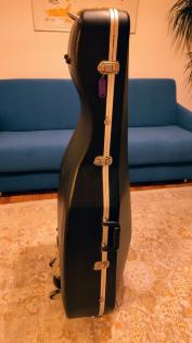 3/4 Violoncello + Koffer + Bogen - spielbereit mit Gutachten