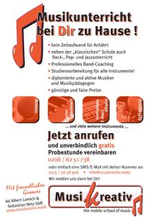 Gitarrenunterricht / Gitarrenlehrer / Musikunterricht bei Dir zu Hause in Köln!